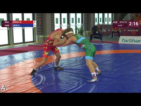 Qual. GR - 62 kg: G. BOICU (ROU) v. D. DERI (HUN)