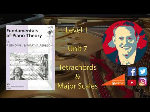 Music Fundamentals -Level 1 -Unit 7 Tetrachords and Major Scales