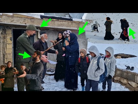 Iceberg:❄😰😭 Sohrab and Fariborz violently evicted Esmat and Zeinab under heavy snowfall