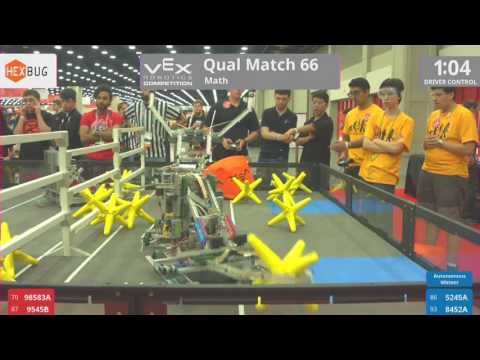 2017 VRC Math Q66 - 98583A 9545B vs 5245A 8452A - 36 to 13