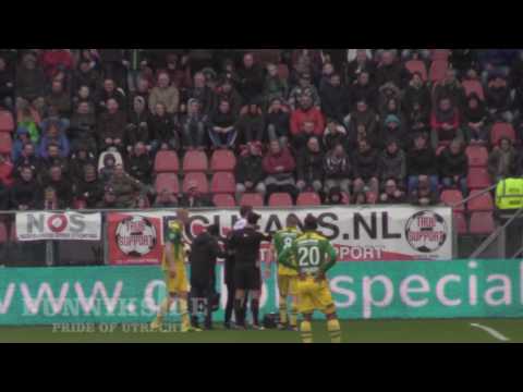 15 Bunnikside tijdens FC Utrecht - ADO DenHaag 1 -1 2016-2017
