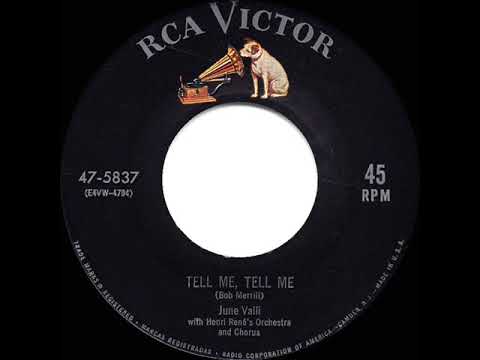 1954 HITS ARCHIVE: Tell Me, Tell Me - June Valli