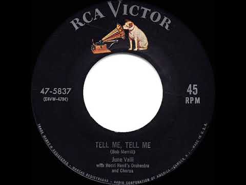 1954 HITS ARCHIVE: Tell Me, Tell Me - June Valli