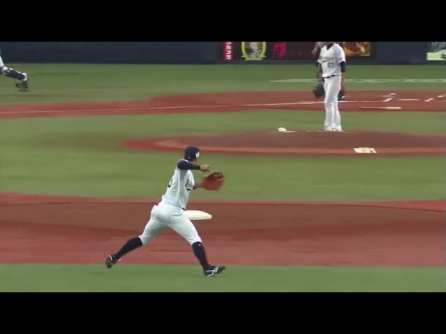 【2回表】流れるようなバファローズ・安達の華麗すぎる好プレー!! 2017/8/9 Bs-L