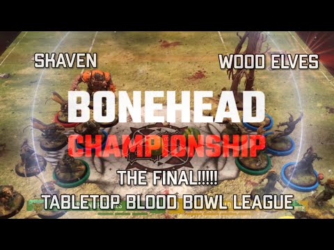 Skaven vs Wood Elves! Bonehead Championship - The Final! (Tabletop Blood Bowl)
