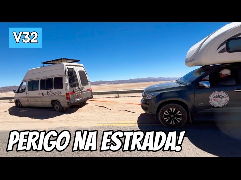 CHEGAMOS ao PASO JAMA, na FRONTEIRA COM O CHILE. RUTA 52, SUSQUES, outro SALAR, SOCORRO e ALTITUDE