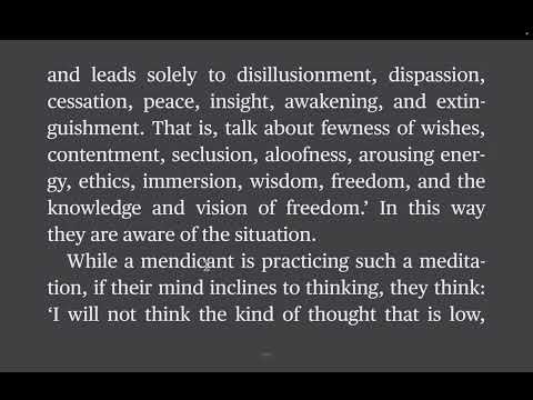 Longer Discourse on Emptiness. MN 122. Audiobook with text. Tr. Bhikku Sujato. r. Angus Cargill