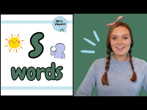 Learn to Blend s Words with Miss Phonics Phonics Blending Practice for Kids British Teacher