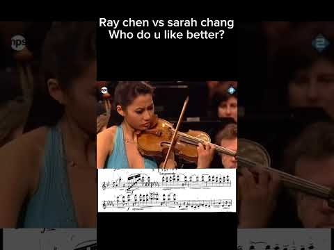 Ray chen vs sarah chang sibelius violin concerto #raychen #violin