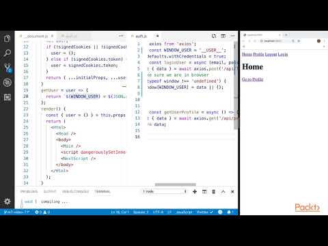Hands On Server Persisting User Session in Window Object | packtpub com