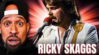 FIRST TIME hearing Ricky Skaggs "Crying My Heart Out Over You"! He knows what he is doing...