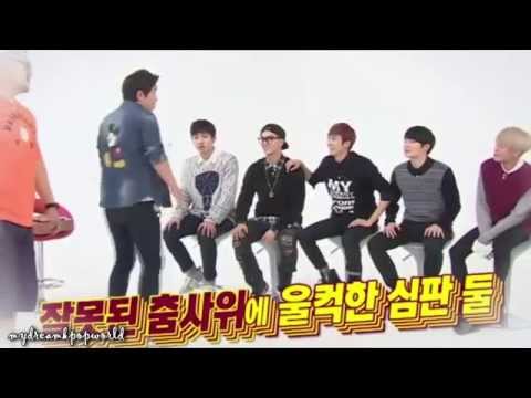 141011 TEEN TOP - Girl Group Dance Battle (Kissing Punishment) @ Weekly Idol