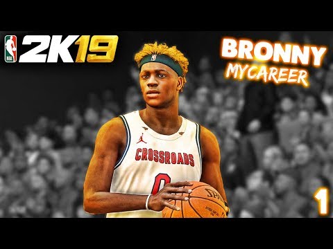 NBA 2K19 Lebron James Jr MyCareer Ep.1 - High School Debut!