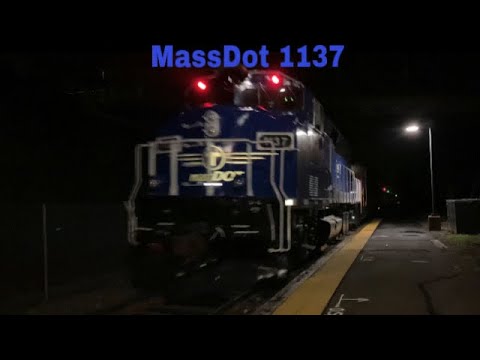 MassDOT 1137 makes it first eastbound voyage down the Worcester line