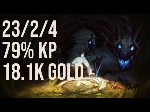 No longer love Kindred Jungle vs Nidalee KR 11.13 Challenger Replay