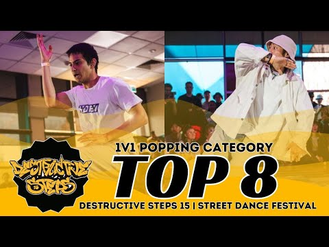 K-Boogz (AUS) vs Jenes (JPN) | TOP8 | 1V1 POPPING | DESTRUCTIVE STEPS 15