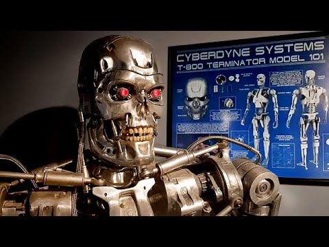 Man Spent 4 Years Hand Making Full Scale Terminator T-800 Out Of Metal
