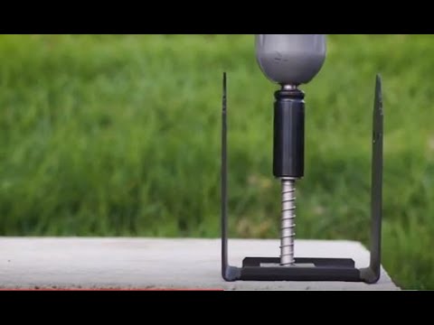 How to Install a Post Base with Stainless-Steel Titen HD® Heavy-Duty Screw Anchors