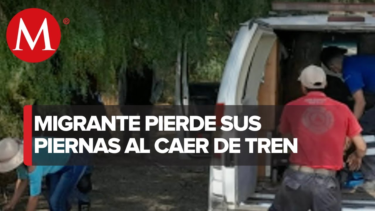 Migrante cae de tren en Tula de Allende y pierde extremidades inferiores