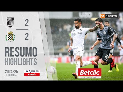 Resumo: Vitória SC 2-2 Boavista (Liga 24/25 #8)