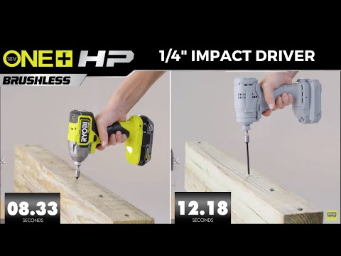 Head-to-Head: 18V ONE+ Brushless 1/4" Impact Driver