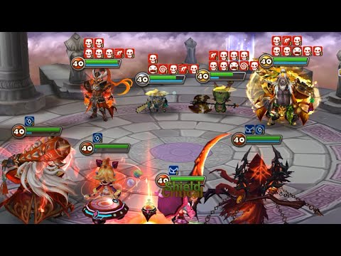 TEAM 2 ARENA INTERSERVER BATTLE vs CHINA - Summoners War