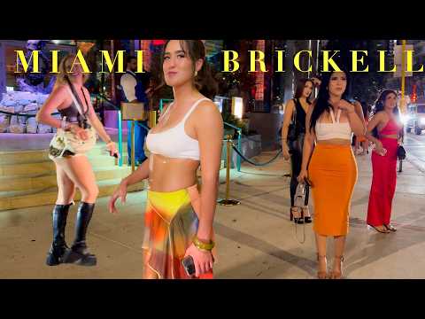 Miami Nights 🔥 Beautiful People Take Over Brickell