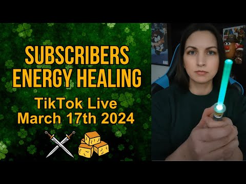 Reiki Healing With Emotion Code and Body Code ✨ Subscriber TikTok Live 03.17.24
