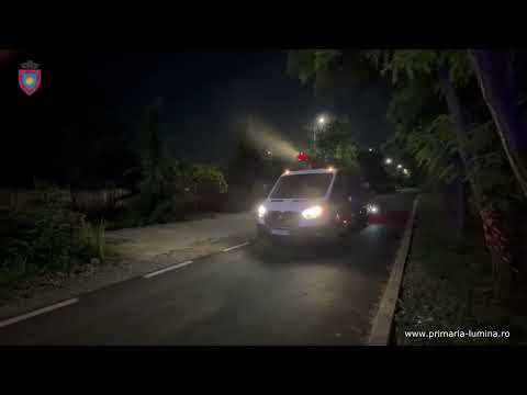 Prima etapă a campaniei de dezinsecție în comuna Lumina