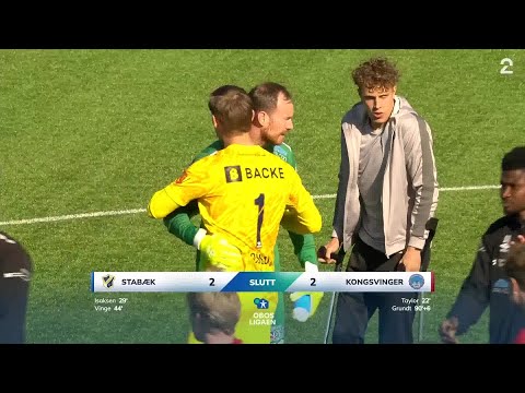 Stabæk 2 - 2 Kongsvinger - Høydepunkter