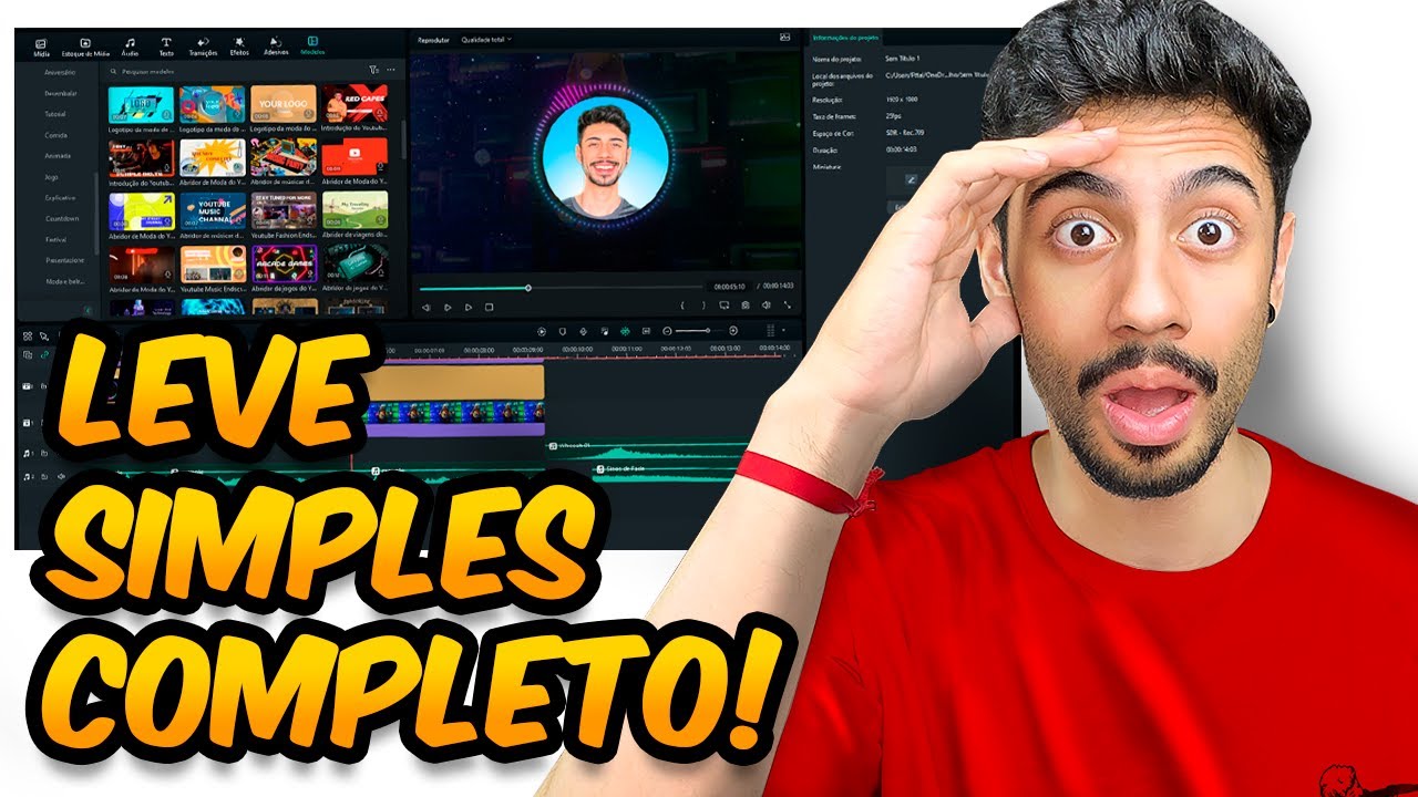 ATUALIZADO! Melhor editor de vídeos para PC FRACO! 🤩