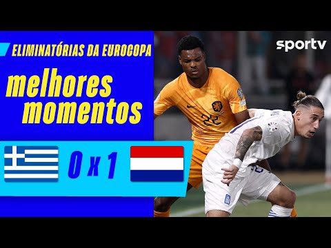 Gols e lances de Grécia x Holanda