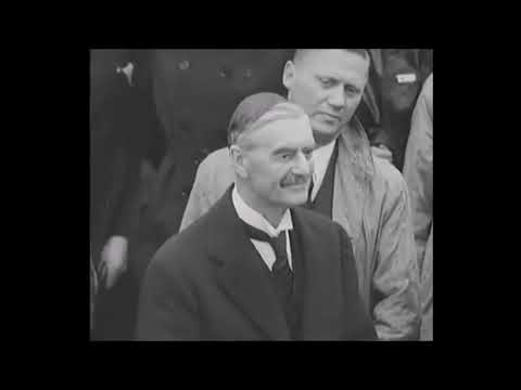 Neville Chamberlain Peace For Our Time.  Munich Agreement