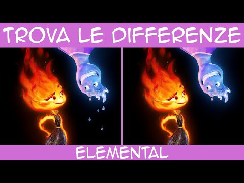 🔥🌊Trova le Differenze Disney Elemental | Pixar Find the difference | Ability Quiz