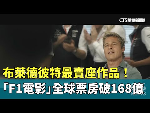 布萊德彼特最賣座作品！　「F1電影」全球票房破168億