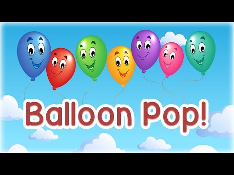 Kids Balloon Pop Game Video