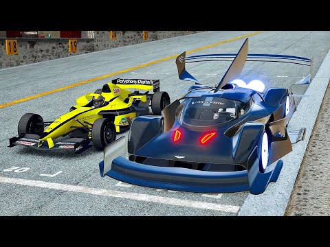 Aston Martin Black Nightmare vs Formula Gran Turismo - Laguna Seca