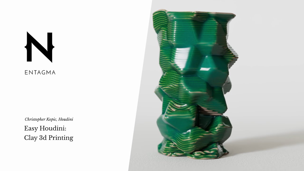 Easy Houdini: Clay 3D Printing With Vellum
