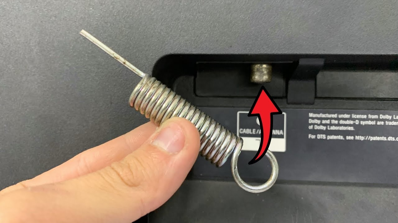 Place a Regular Spring Behind the TV and Watch the Magic Happen