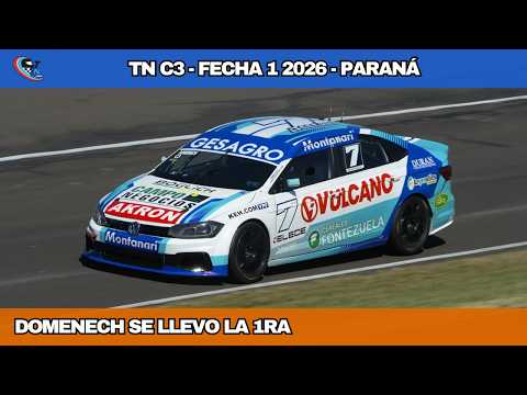 TN C3 | DATE 1 2026 | PARANA | DOMENECH TOOK THE 1ST