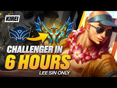 UNRANKED to CHALLENGER in 6 Hours - Lee Sin Guide