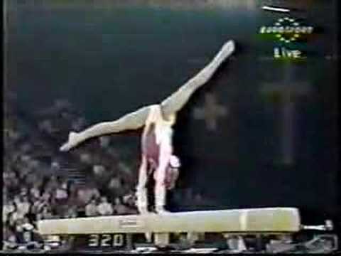 Shannon Miller - 1993 Worlds EF - Balance Beam