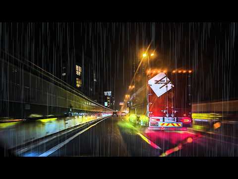 ☔️Driving on the Tokyo Highway in the rain😴for sleep,work,study