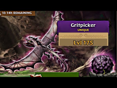 GRITPICKER MAX LEVEL 175 TITAN MODE - Dragons: Rise of Berk