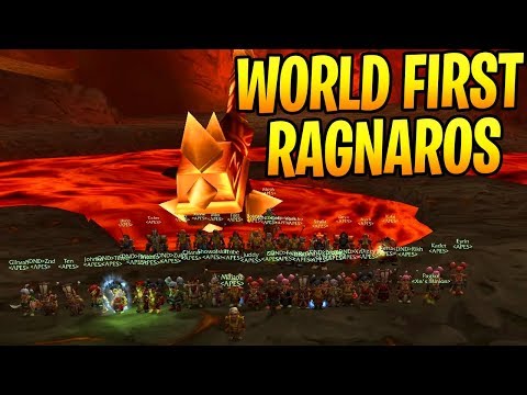 APES Guild Gets WORLD FIRST Ragnaros Kill!