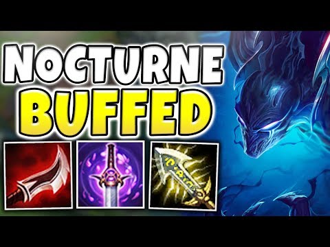 THIS WILL 100% BE NERFED!! INSTANT ACROSS MAP NUKES! BUFFED NOCTURNE GAMEPLAY! - League of Legends