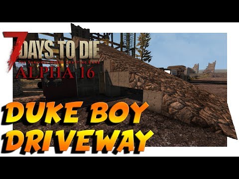 7 Days to Die: DRAWBRIDGE and RAMP Build - Alpha 16 Experimental E16