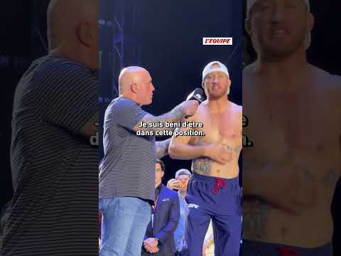 🤼‍♀️ Le dernier face-à-face d'Ilia Topuria et Justin Gaethje avant leur combat #mma #ufc #shorts
