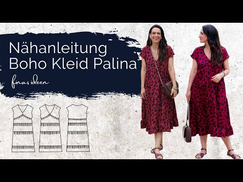Boho Sommerkleid nähen- Palina Basisversion Nähanleitung