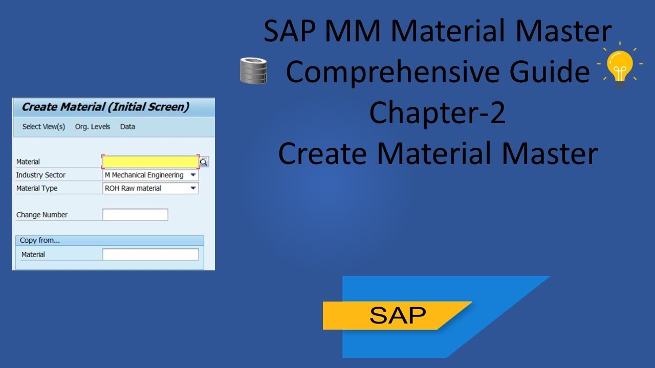 How 🤔 to Create Material Master 📚 in SAP 😎 with Tips and Tricks 🧩.